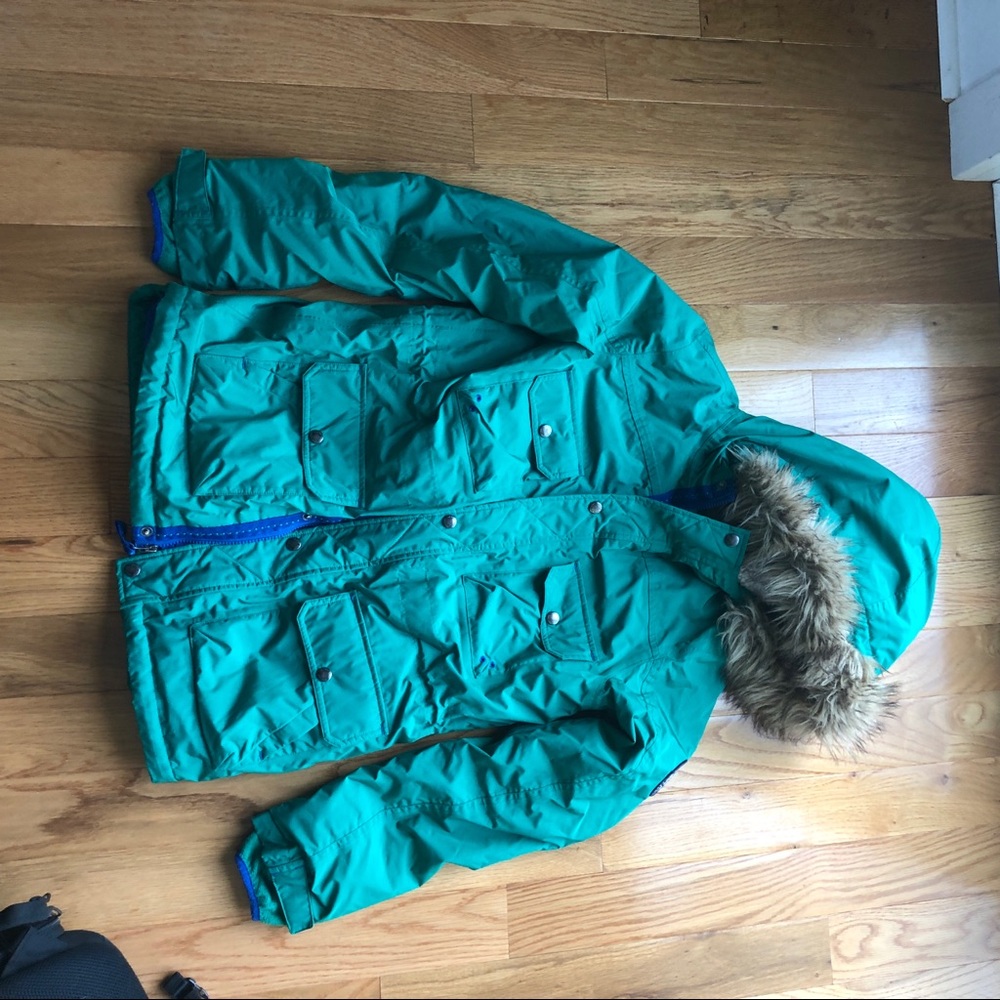 Boys Green Expedition Winter Parka by Lands End